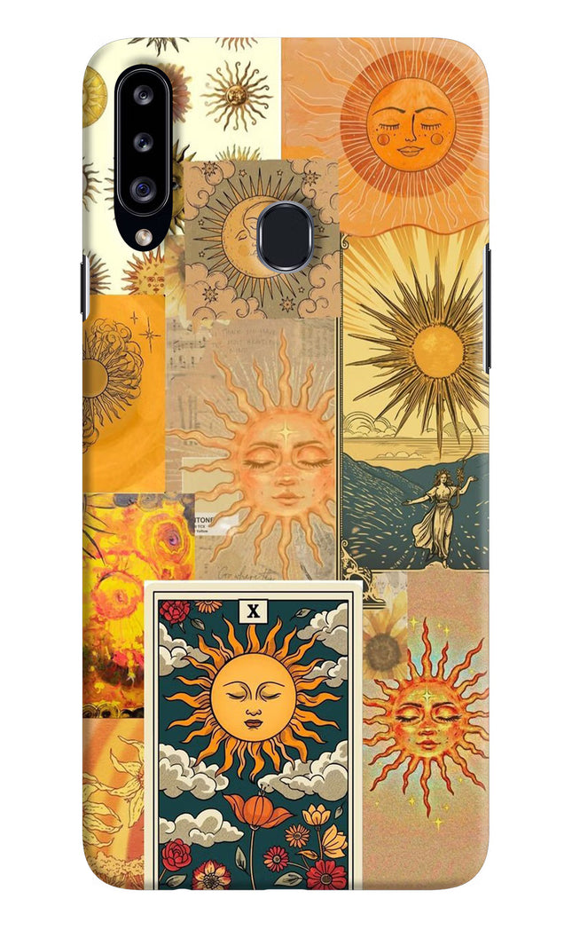 Sun Samsung A20s Hard Case Back Cover by Casekaro
