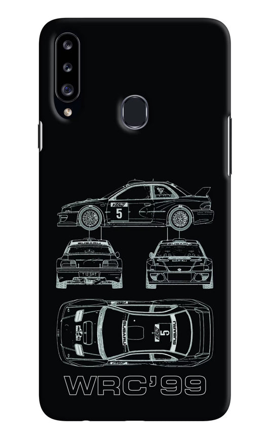 WRC'99 Samsung A20s Hard Case Back Cover by Casekaro
