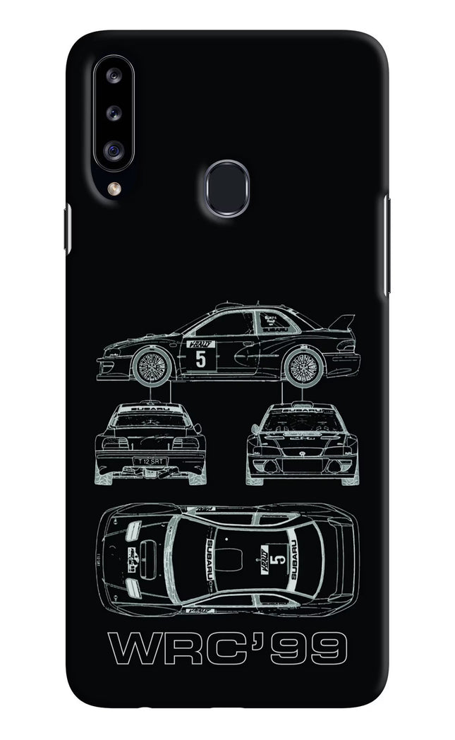 WRC'99 Samsung A20s Hard Case Back Cover by Casekaro
