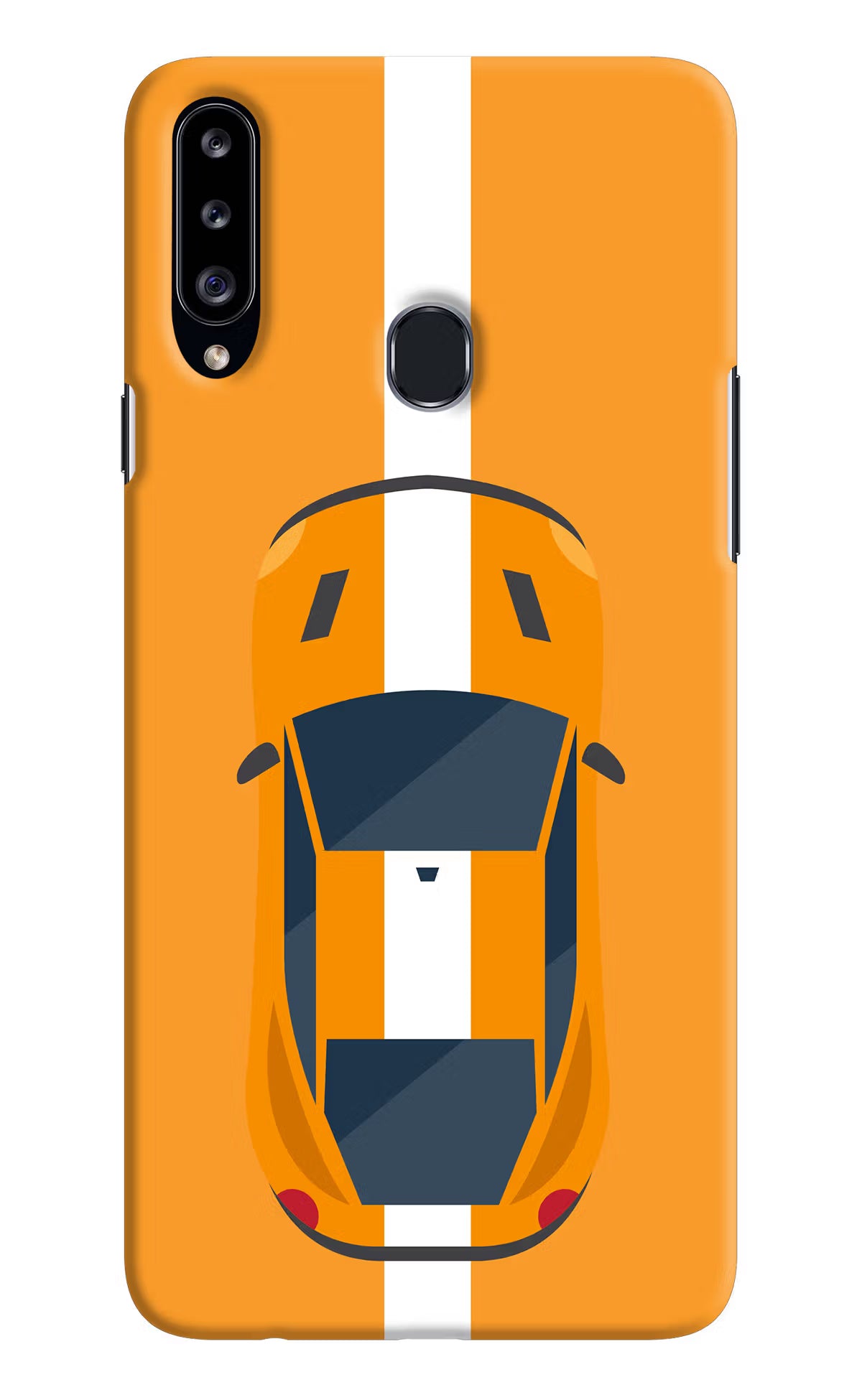 Highway Pursuit Samsung A20s Hard Case Back Cover by Casekaro