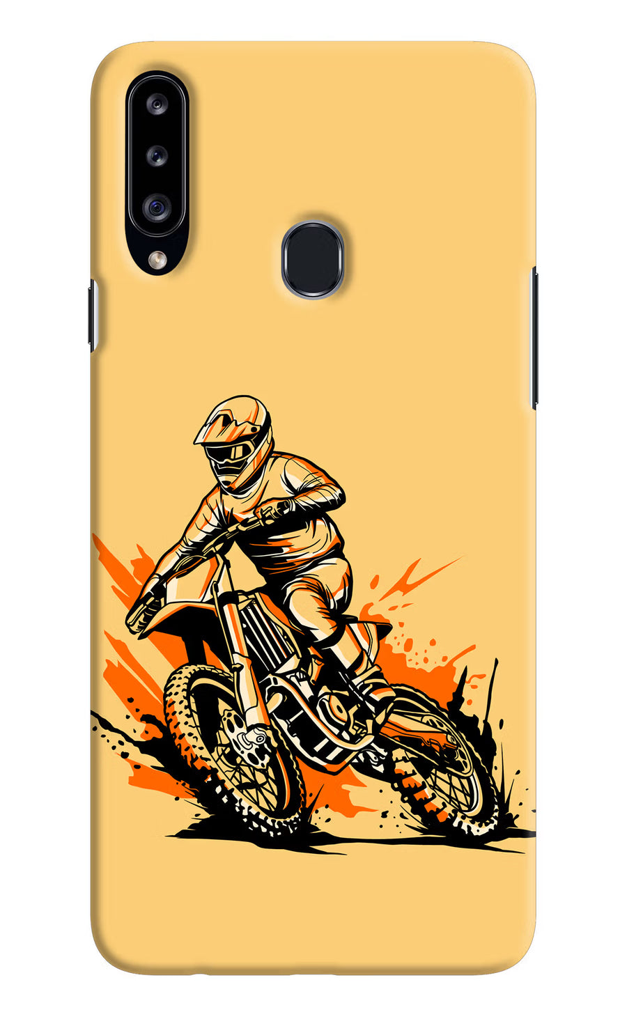 Off-Road Fury Samsung A20s Back Cover, Hard case