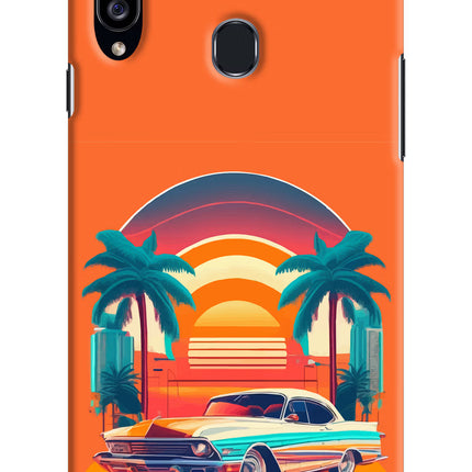 Palm Drive 80s Samsung A20s Hard Case Back Cover by Casekaro