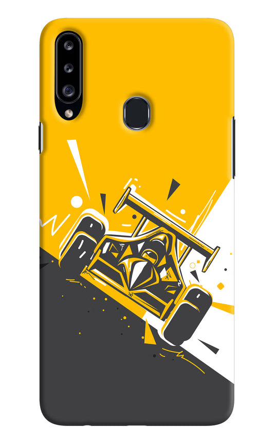 Track King Samsung A20s Hard Case Back Cover by Casekaro