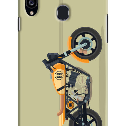 Vertical Speedster Samsung A20s Hard Case Back Cover by Casekaro