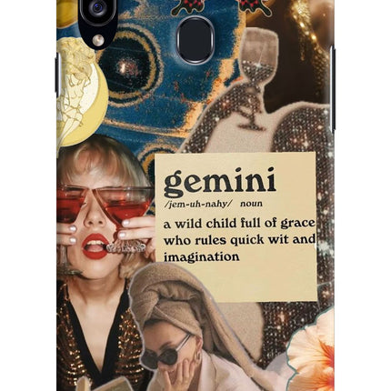 Gemini Zodiac Samsung A20s Hard Case Back Cover by Casekaro