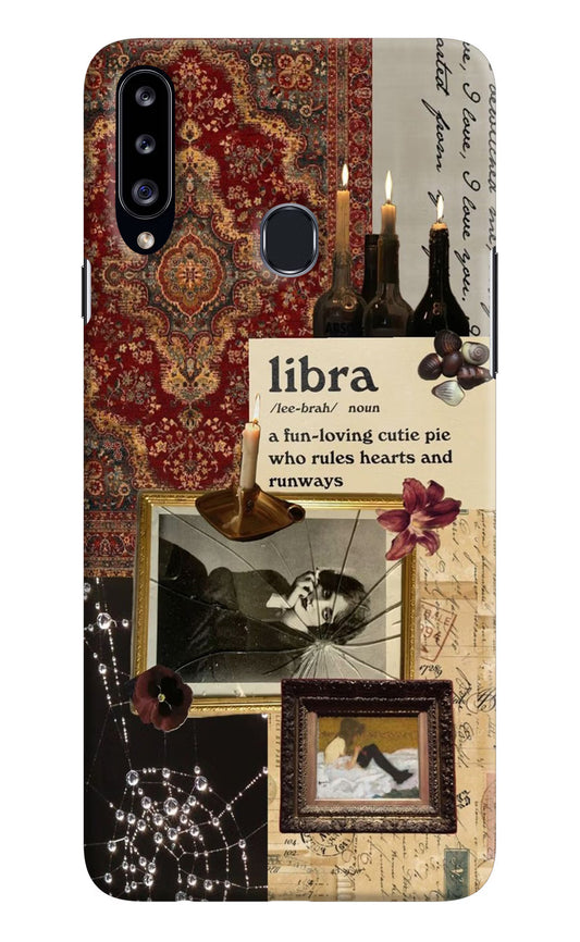Libra Zodiac Samsung A20s Hard Case Back Cover by Casekaro