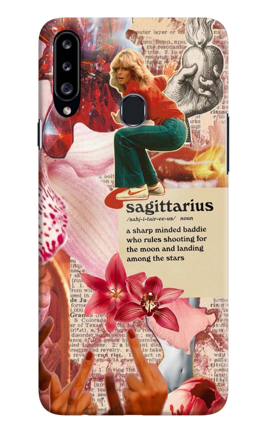 Sagittarius Zodiac Samsung A20s Hard Case Back Cover by Casekaro