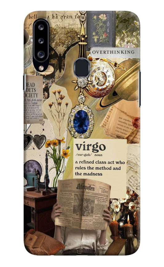 Virgo Zodiac Samsung A20s Hard Case Back Cover by Casekaro