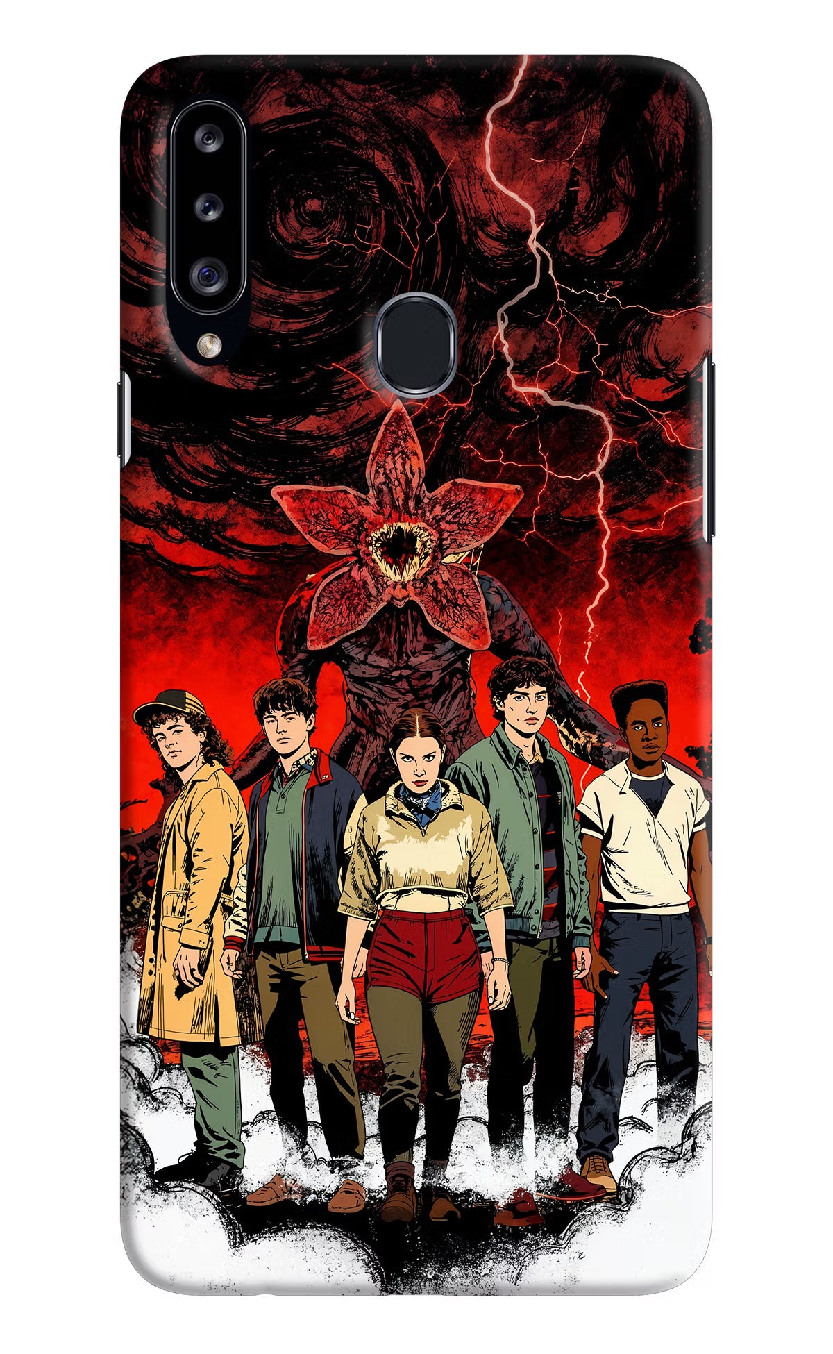 Ordinary Things Characters Samsung A20s Hard Case Back Cover by Casekaro