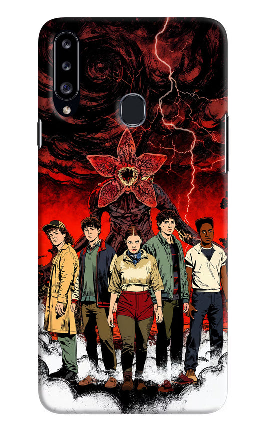 Ordinary Things Characters Samsung A20s Hard Case Back Cover by Casekaro