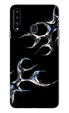 Chrome Tribal Samsung A20s Hard Case Back Cover by Casekaro