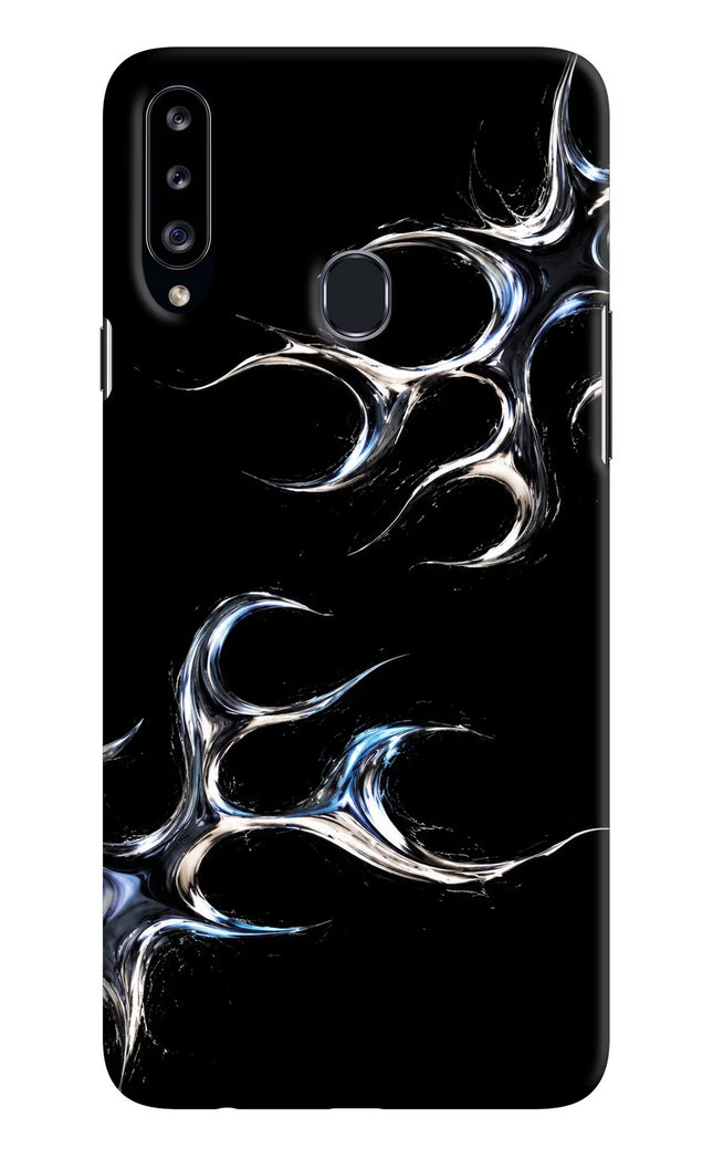 Chrome Tribal Samsung A20s Hard Case Back Cover by Casekaro