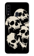 Dead Stack Samsung A20s Hard Case Back Cover by Casekaro
