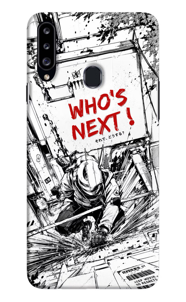 Who's Next Samsung A20s Hard Case Back Cover by Casekaro