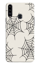 Spider Web Samsung A20s Hard Case Back Cover by Casekaro