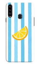 Summer Lemon Samsung A20s Hard Case Back Cover by Casekaro