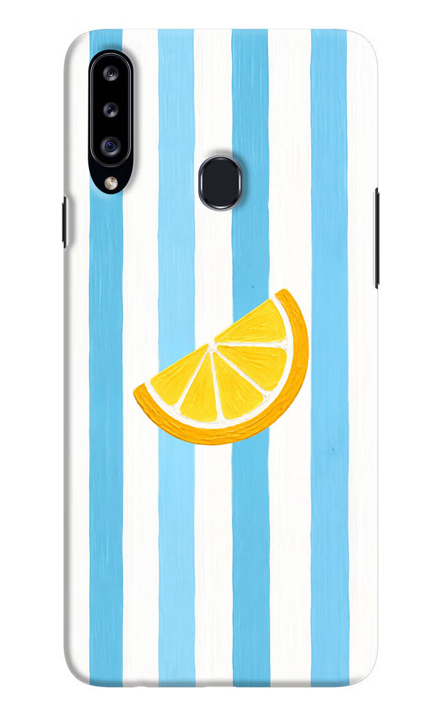 Summer Lemon Samsung A20s Hard Case Back Cover by Casekaro