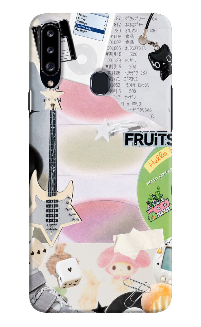 Softcore case Samsung A20s Hard Case Back Cover by Casekaro