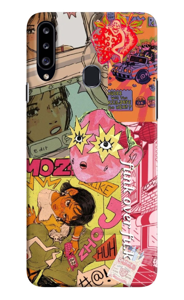 Funkover Samsung A20s Hard Case Back Cover by Casekaro