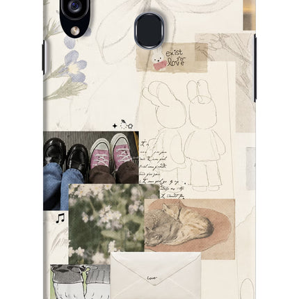Soft Aesthetic Samsung A20s Hard Case Back Cover by Casekaro