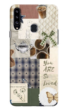 Cookie Samsung A20s Hard Case Back Cover by Casekaro
