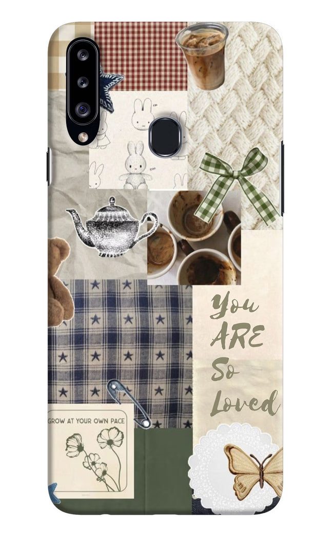 Cookie Samsung A20s Hard Case Back Cover by Casekaro