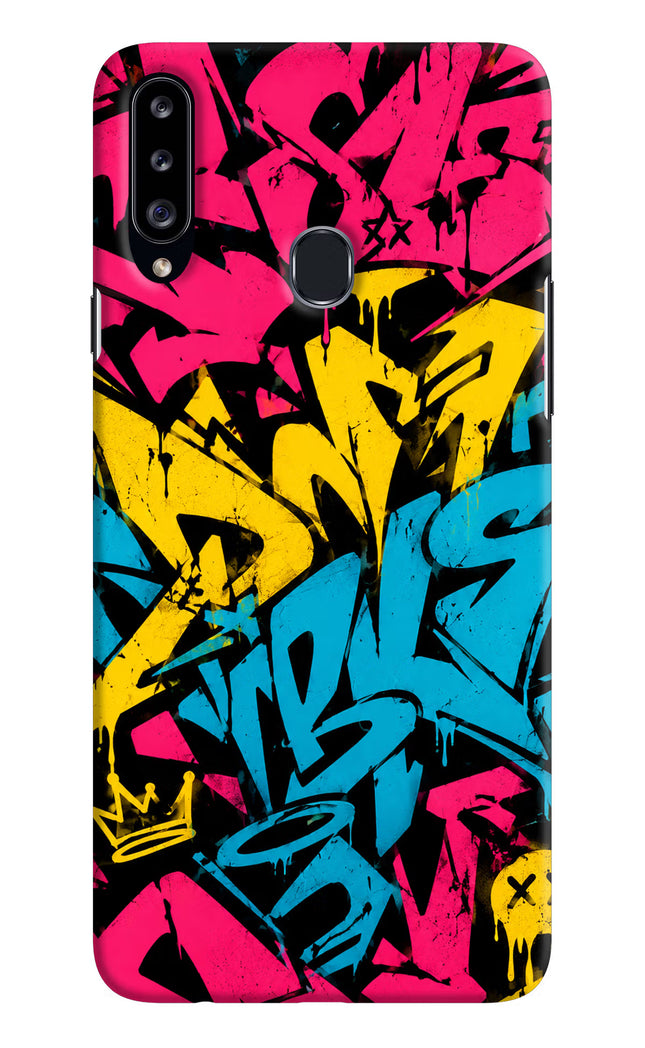 Graffiti Vibe Samsung A20s Hard Case Back Cover by Casekaro