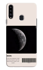 Moon Phase Samsung A20s Hard Case Back Cover by Casekaro