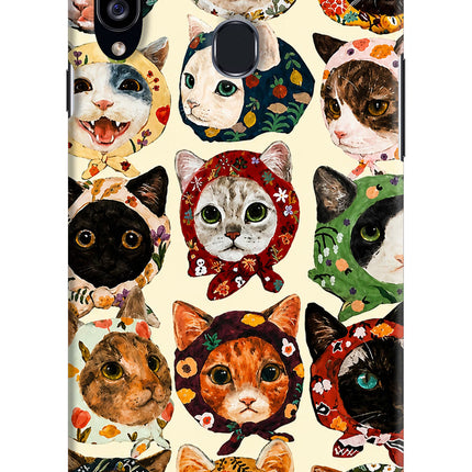 Cool Cat Samsung A20s Hard Case Back Cover by Casekaro