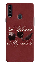 Velvet Cherry Samsung A20s Hard Case Back Cover by Casekaro