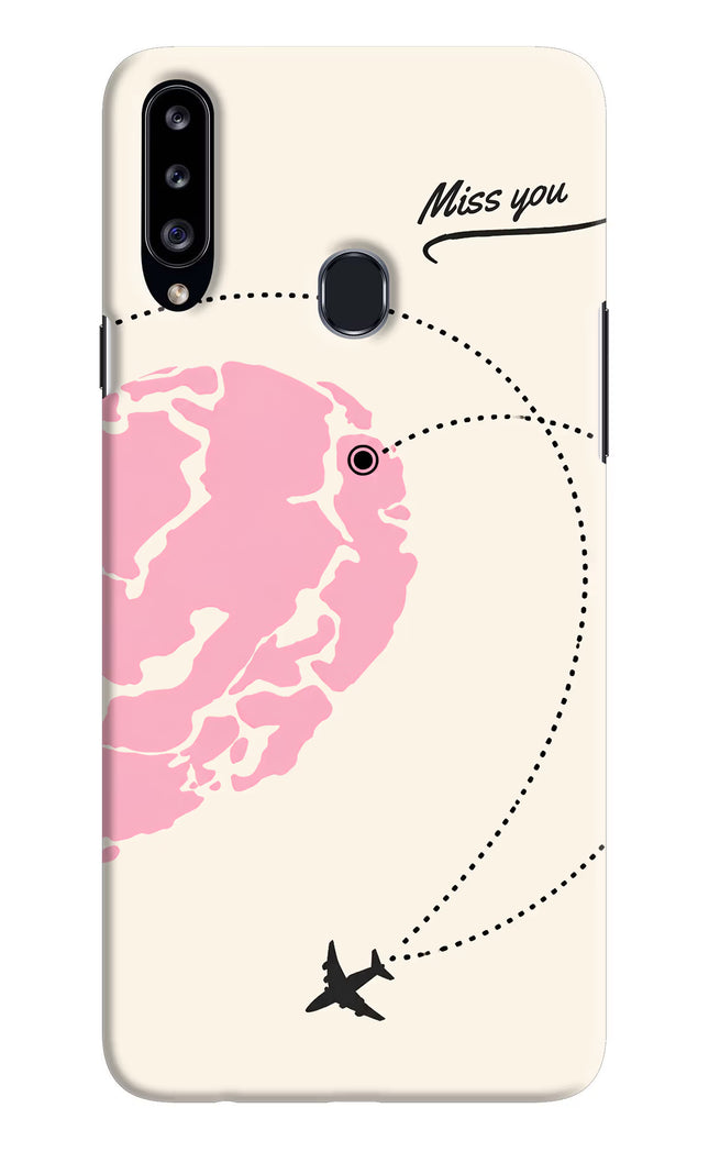 Miss Orbit Samsung A20s Hard Case Back Cover by Casekaro