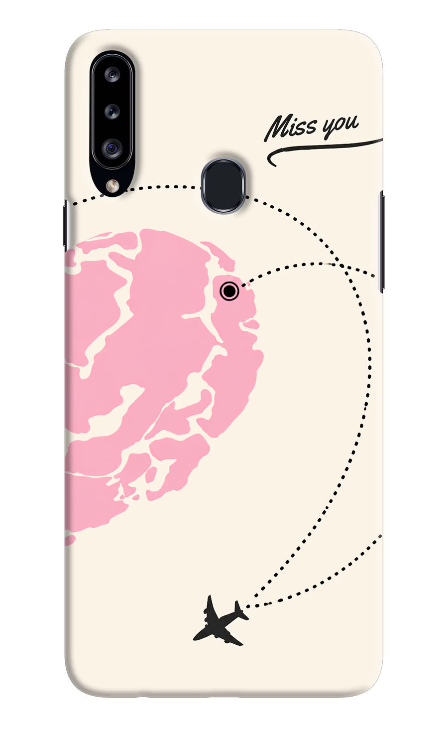 Miss Orbit Samsung A20s Back Cover, Hard case