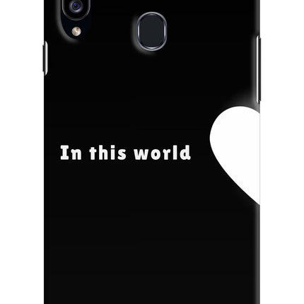 This World Samsung A20s Hard Case Back Cover by Casekaro