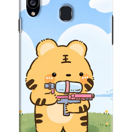 Tiger Treat Samsung A20s Hard Case Back Cover by Casekaro