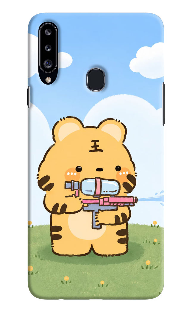 Tiger Treat Samsung A20s Hard Case Back Cover by Casekaro