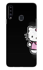 Kitty Charm Samsung A20s Hard Case Back Cover by Casekaro
