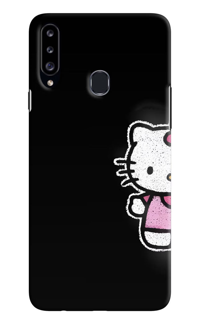 Kitty Charm Samsung A20s Hard Case Back Cover by Casekaro