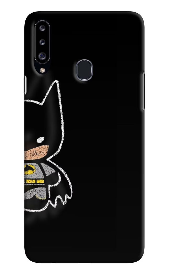 Bat Kitty Samsung A20s Hard Case Back Cover by Casekaro