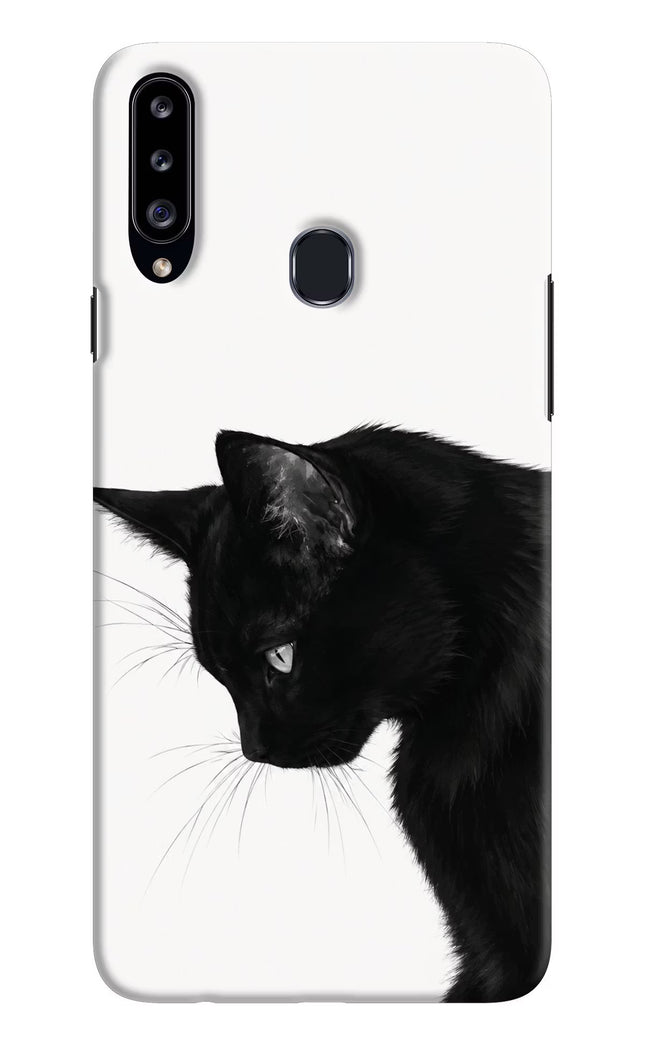 Shadow Gaze Samsung A20s Hard Case Back Cover by Casekaro