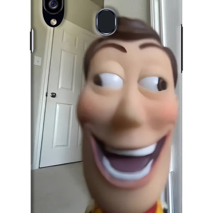 Side Eye Woody Samsung A20s Hard Case Back Cover by Casekaro