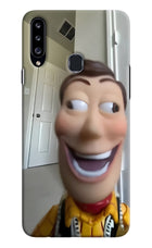 Side Eye Woody Samsung A20s Hard Case Back Cover by Casekaro