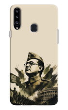 Netaji Rising Samsung A20s Hard Case Back Cover by Casekaro
