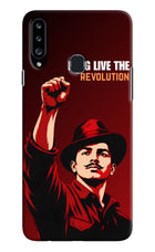 Bhagat Singh Revolution Samsung A20s Hard Case Back Cover by Casekaro