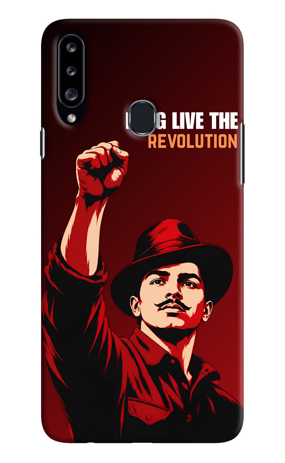Bhagat Singh Revolution Samsung A20s Back Cover