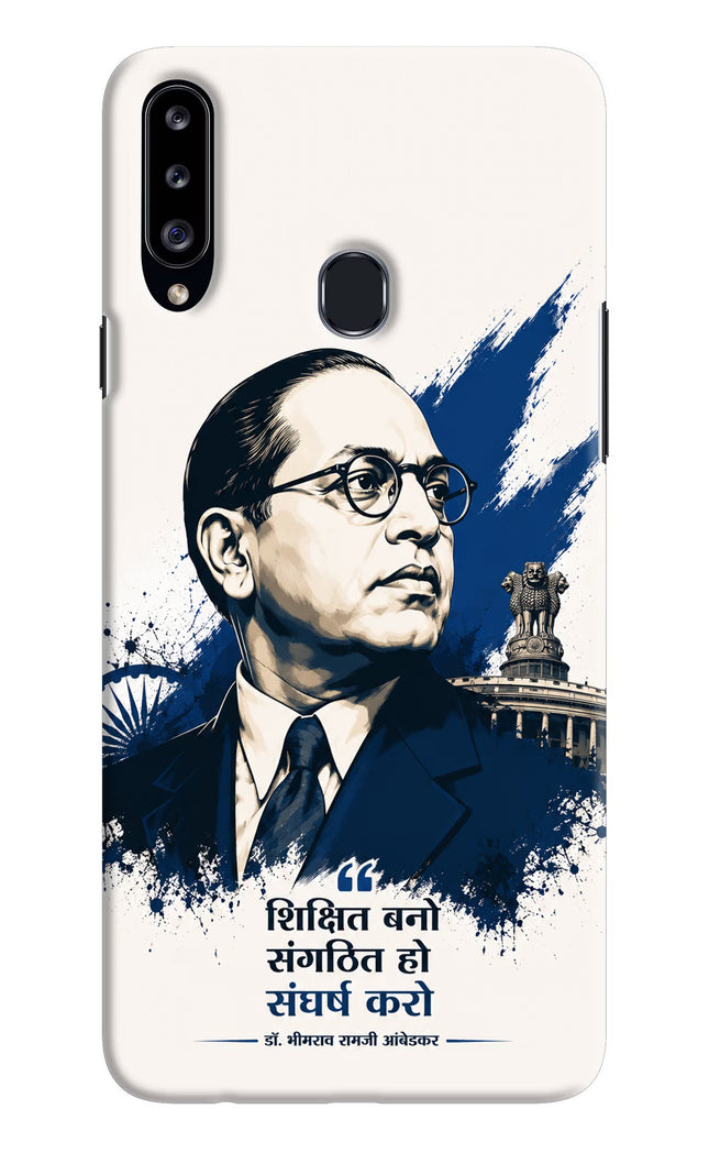 Dr. Ambedkar Visionary Samsung A20s Hard Case Back Cover by Casekaro
