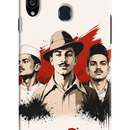 Bhagat Singh Trio Samsung A20s Hard Case Back Cover by Casekaro