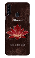 Bloom Samsung A20s Hard Case Back Cover by Casekaro