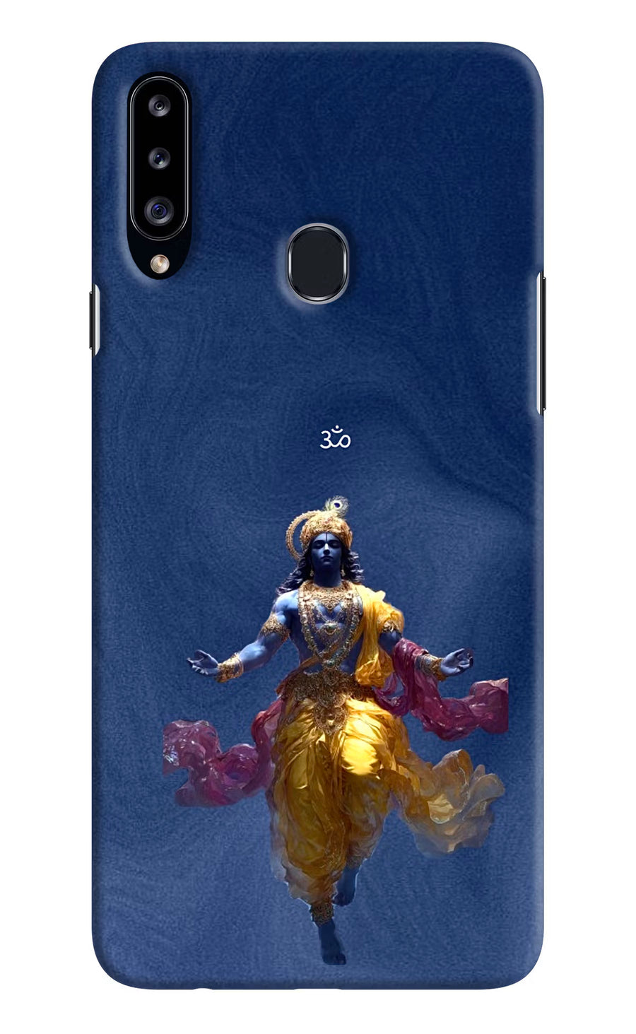 Cosmic Krishna Samsung A20s Back Cover, Hard case