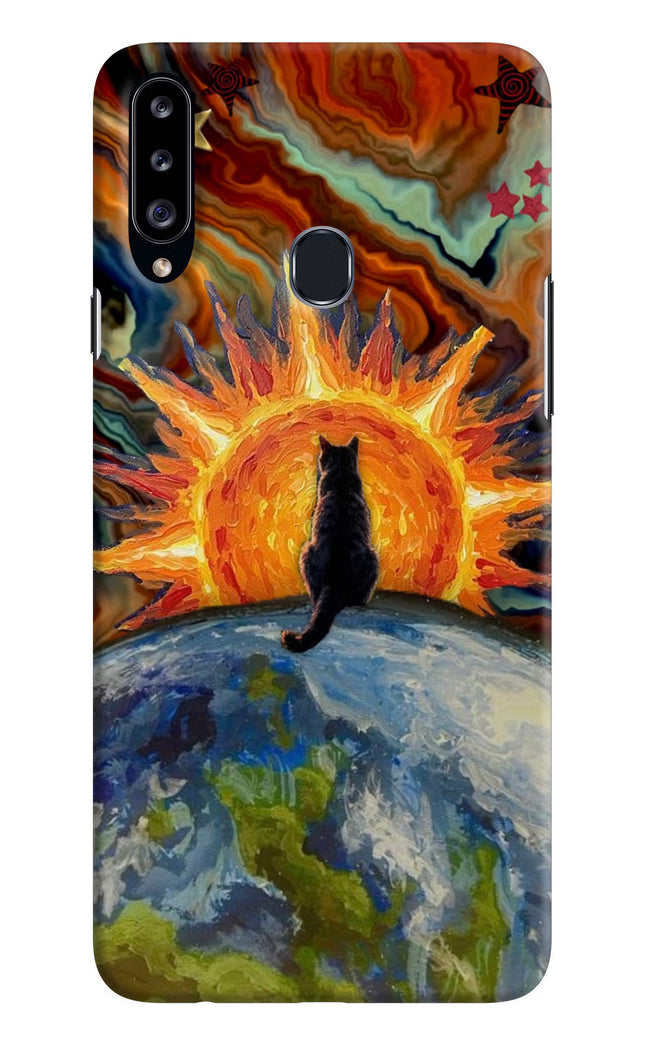 Sunrise Beyond Samsung A20s Hard Case Back Cover by Casekaro