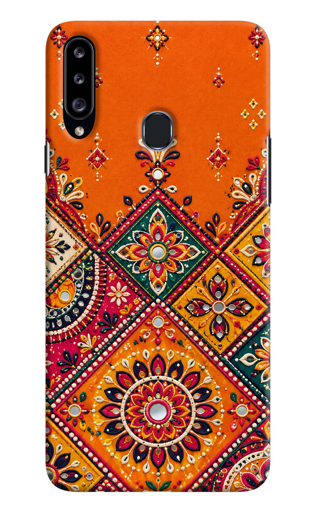 Kutch Glow Samsung A20s Hard Case Back Cover by Casekaro